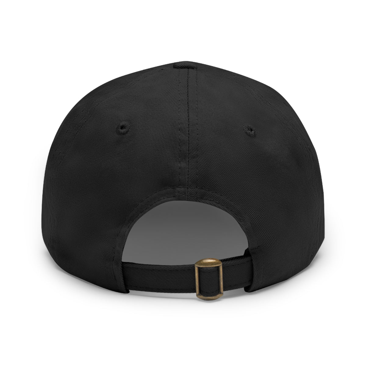 The Closing Society Monogram Leather Patch Dad Hat