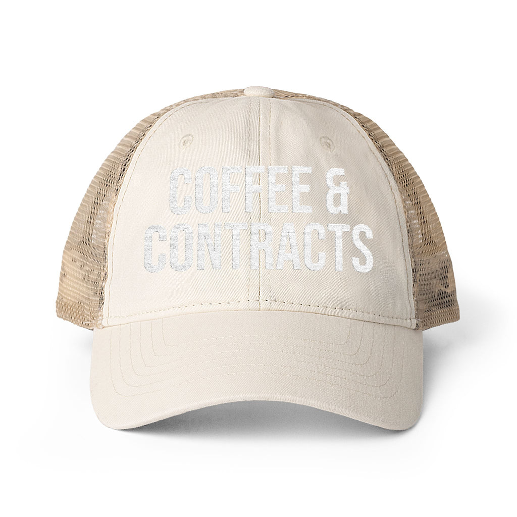 Women's Washed Mesh-Back Cap