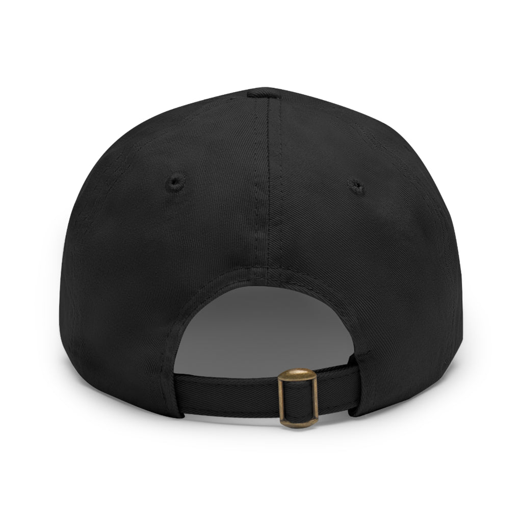 The Closing Society Monogram Leather Patch Dad Hat