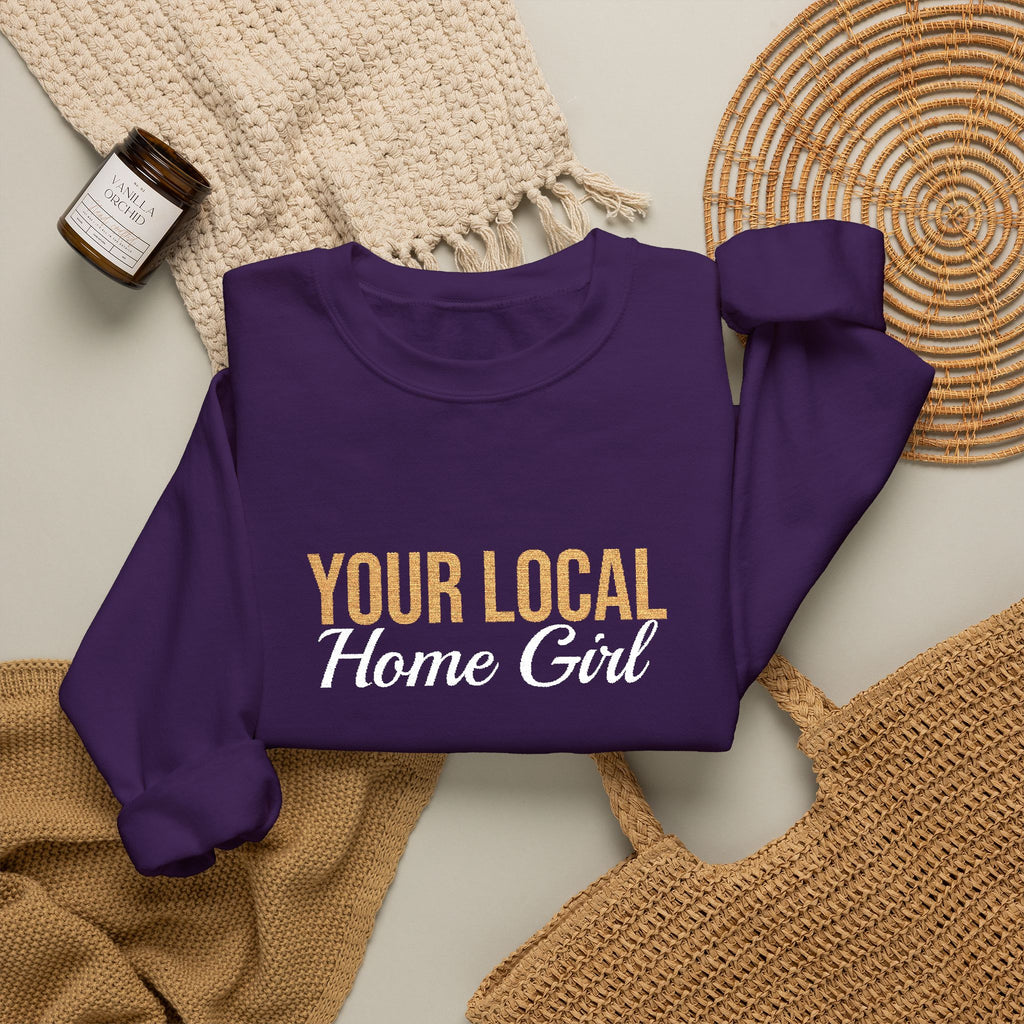Dark Your Local Home Girl Crewneck Sweatshirt