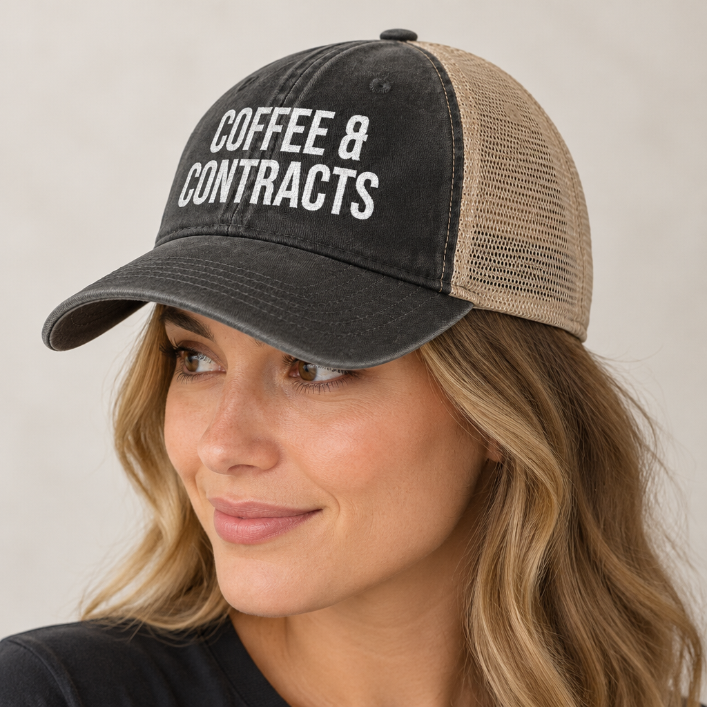 Women's Washed Mesh-Back Cap