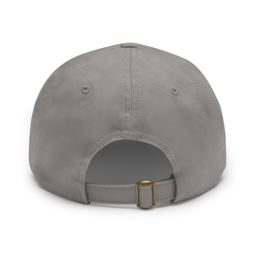 The Closing Society Monogram Leather Patch Dad Hat