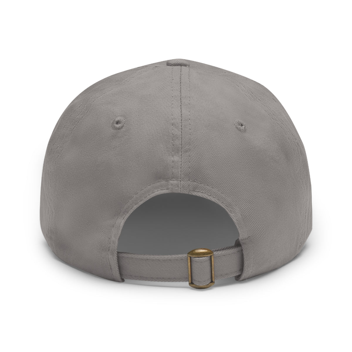The Closing Society Monogram Leather Patch Dad Hat