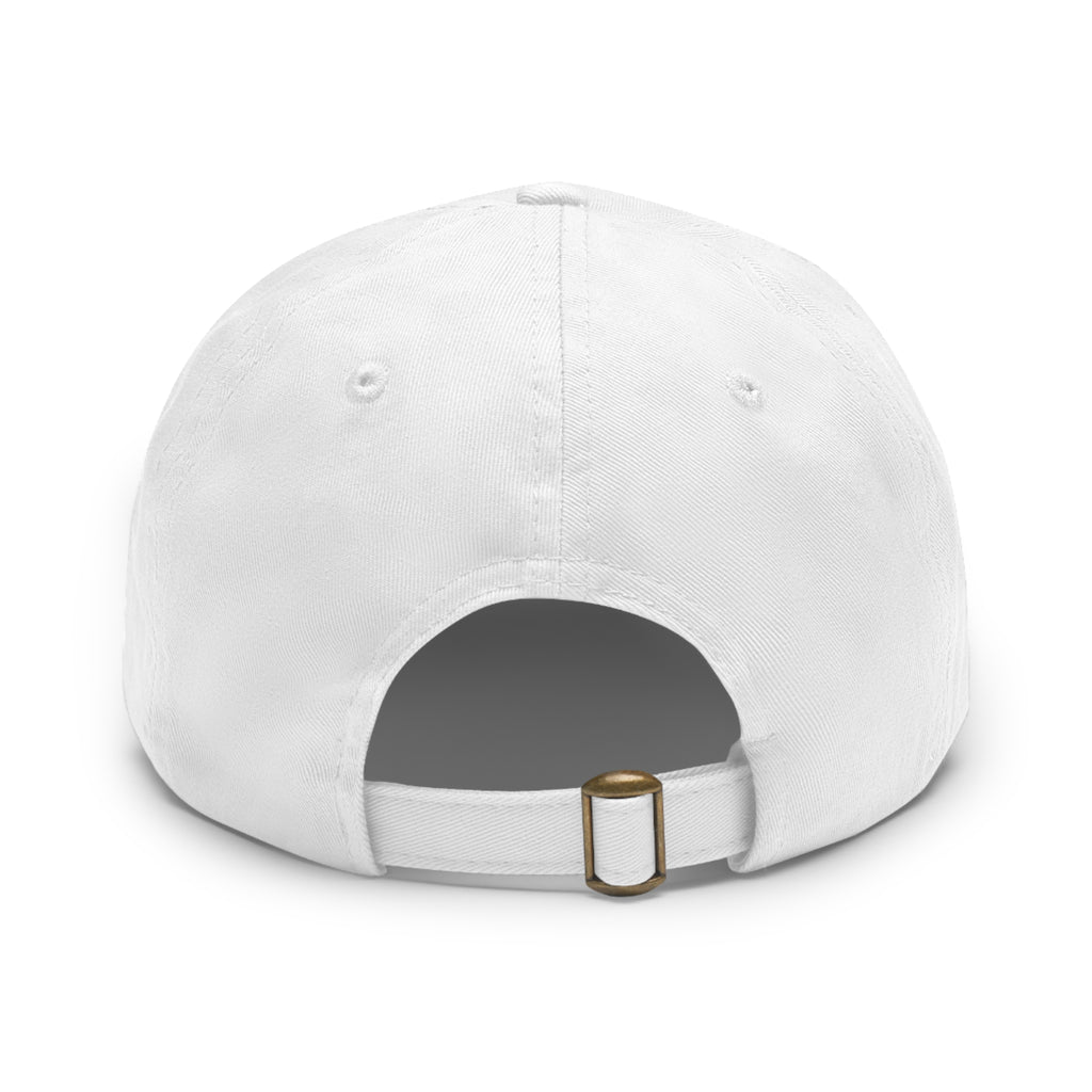 The Closing Society Monogram Leather Patch Dad Hat